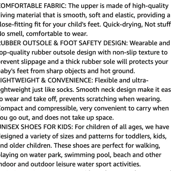 NWT Ning Swim Shoes Size EU 34/35 (US Size 3.5-4) Pink Unicorn - Picture 9 of 11